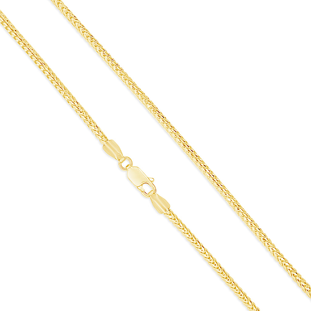 14k Solid Franco Lobster Clasp Chain