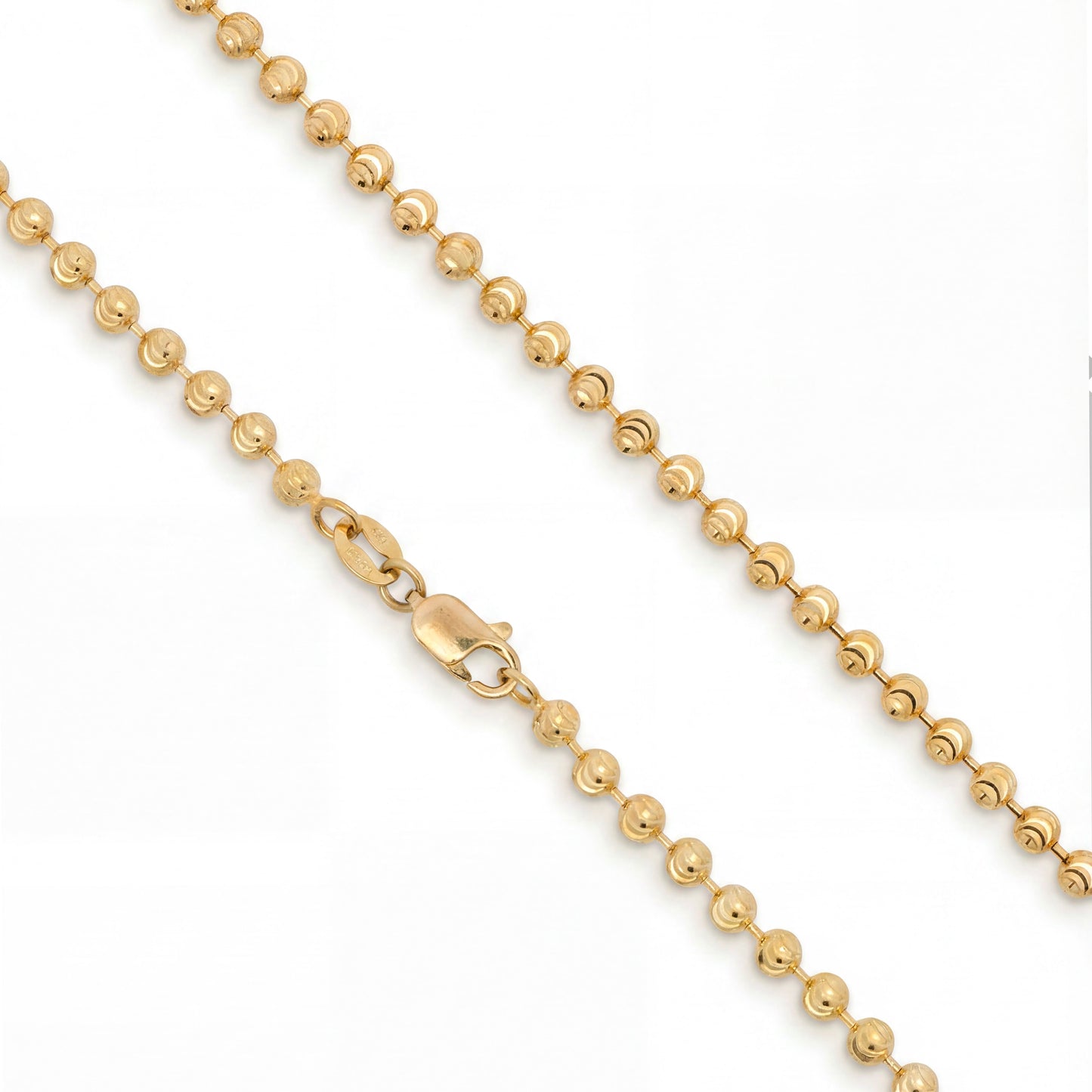14K Moon Cut Chain