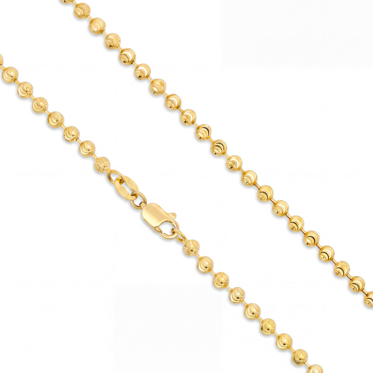 14K Moon Cut Chain