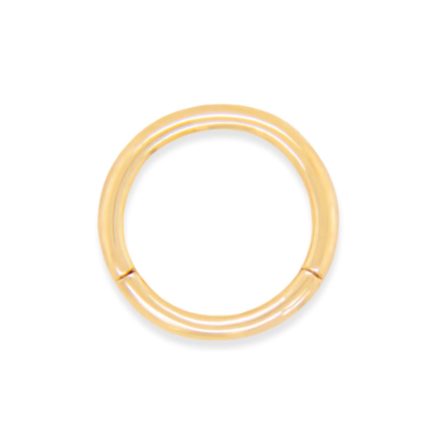 14K Yellow Gold Small Plain Cartilage Hoop Earring