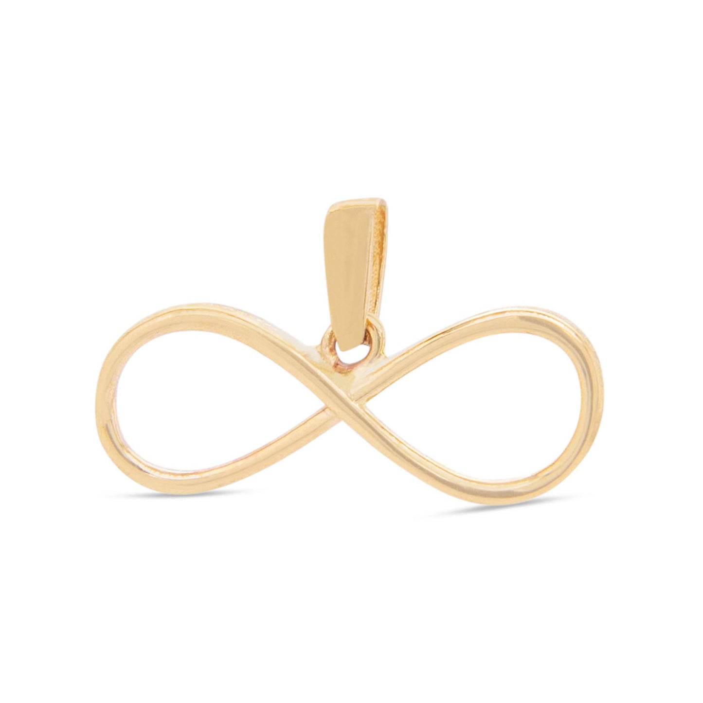 14k Yellow Gold Infinity Pendant