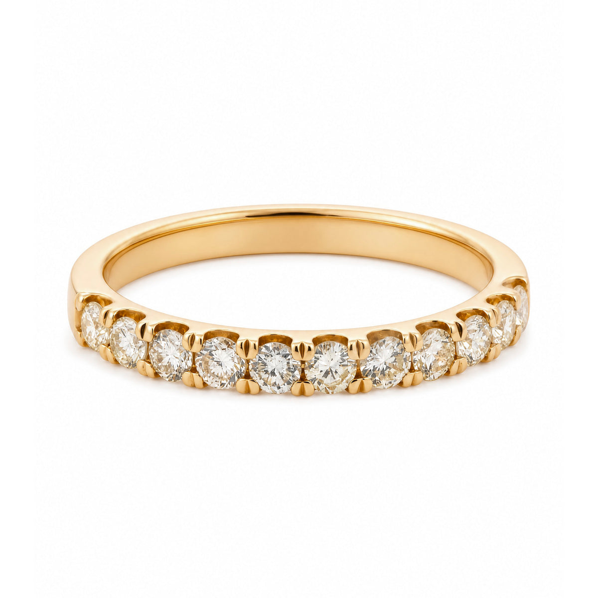 14K Yellow Gold Diamond Eternity Band