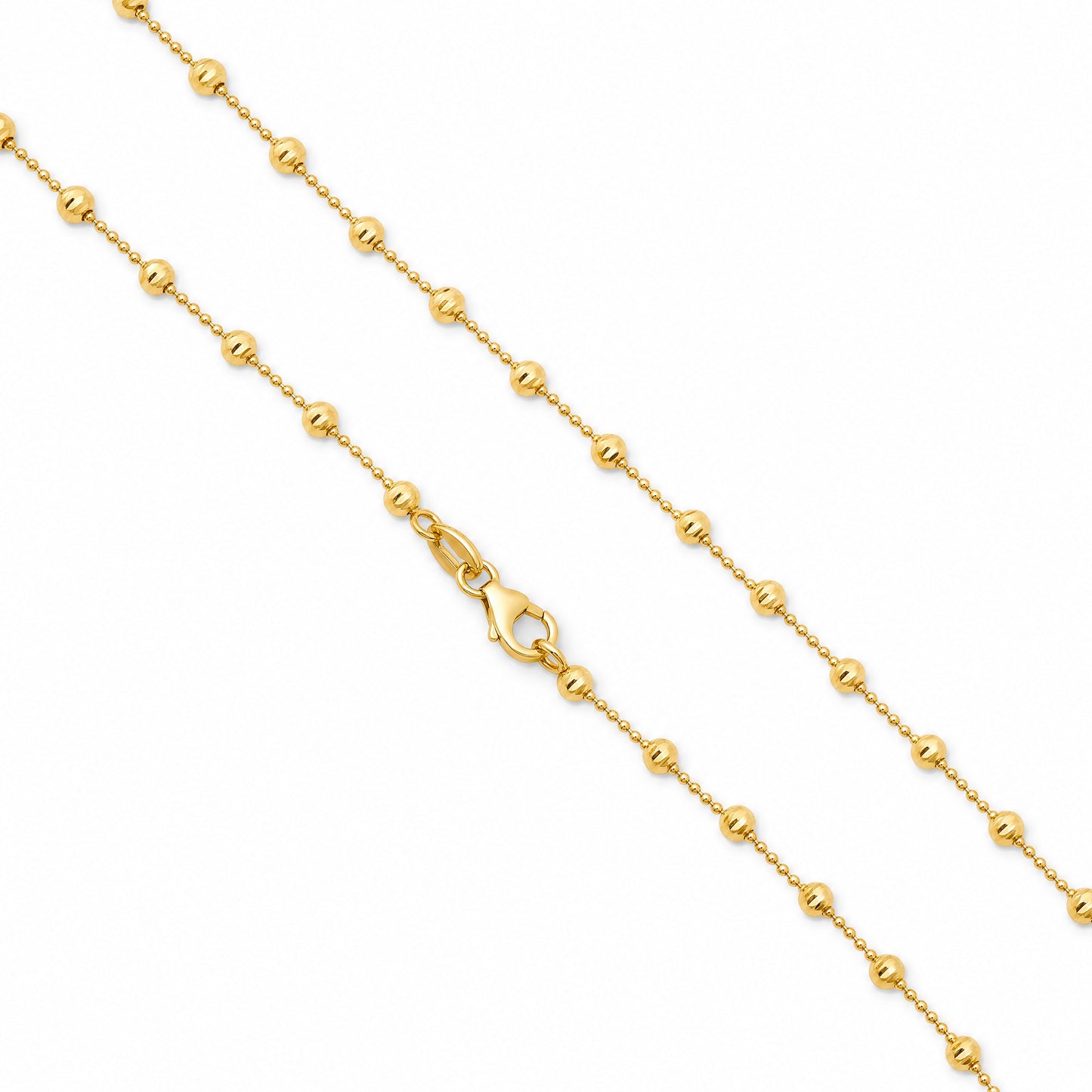 14K By The Yard Beaded Chain