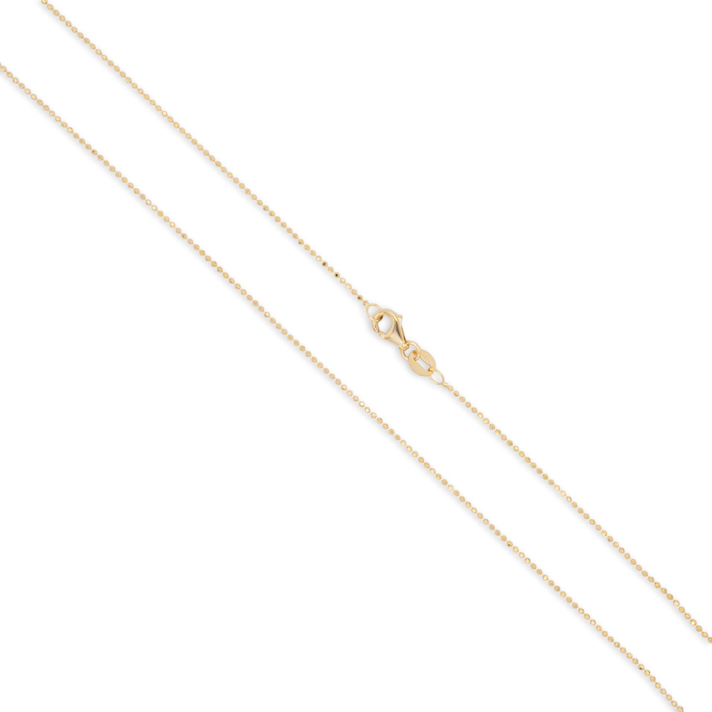 14K Faceted Beaded Chain