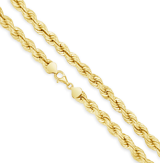 14k Solid Rope Chain