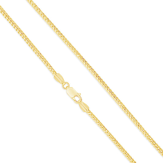 14k Solid Franco Lobster Clasp Chain