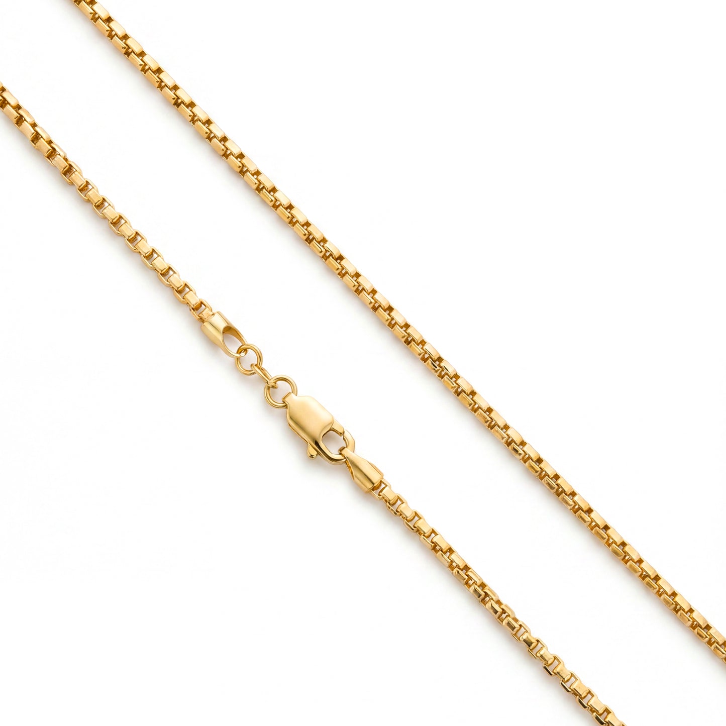 14K Hollow Round Box Chain