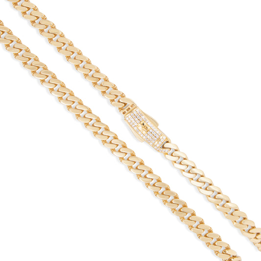 14K Crown Monaco Chain