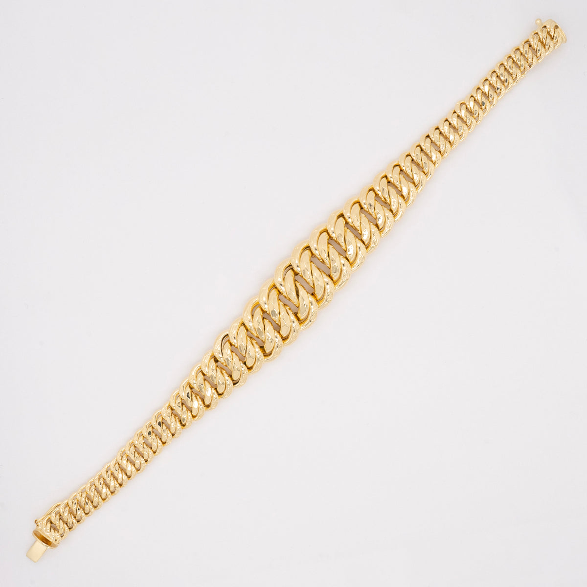14K Yellow Gold Gradual Princesa Women's Bracelet