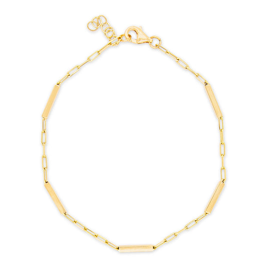 14K Yellow Gold Twisted Ball End Open Cuff Bangle