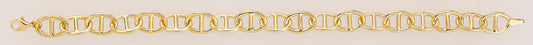 14K Yellow Gold Polished Mariner Link Bracelet