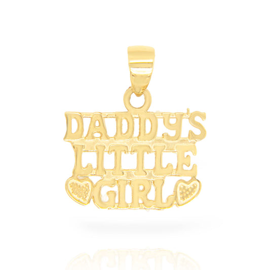 14k Yellow Gold "Daddy's Little Girl" Pendant