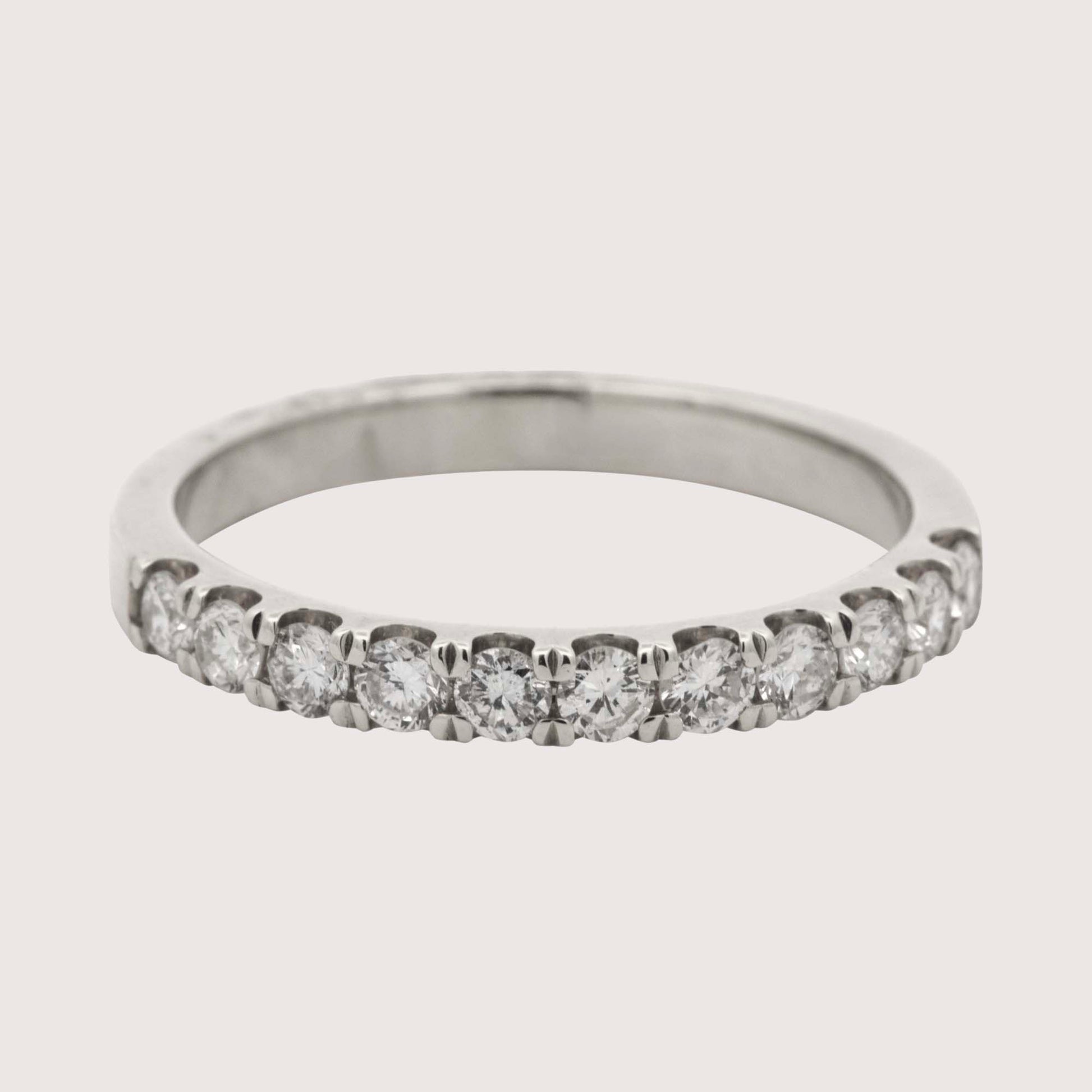 14K Yellow Gold Diamond Band