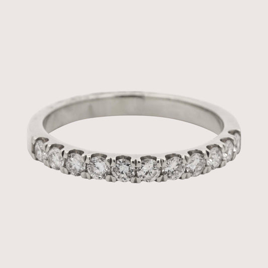 14K Yellow Gold Diamond Band