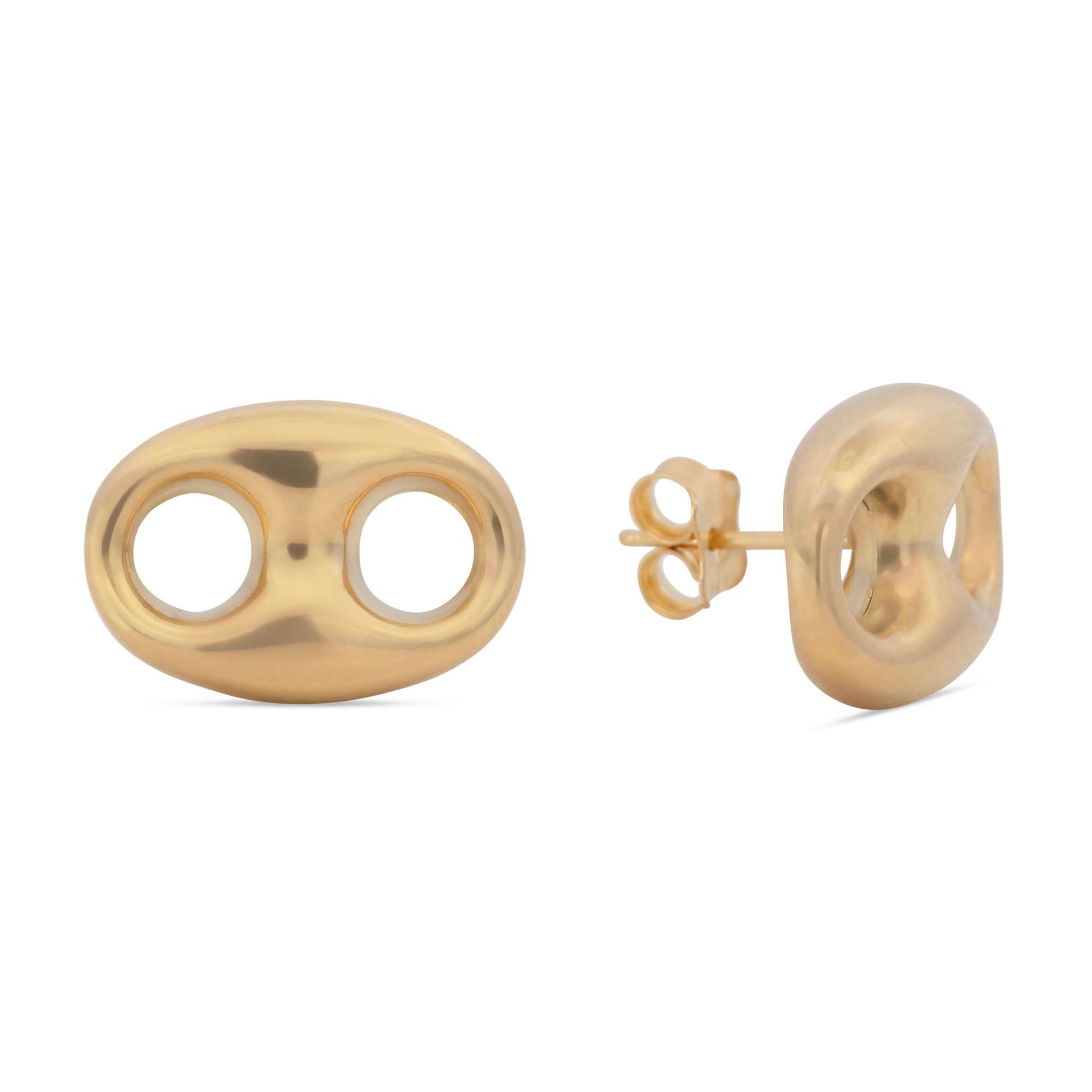 14k Yellow Gold Large Mariner Earring