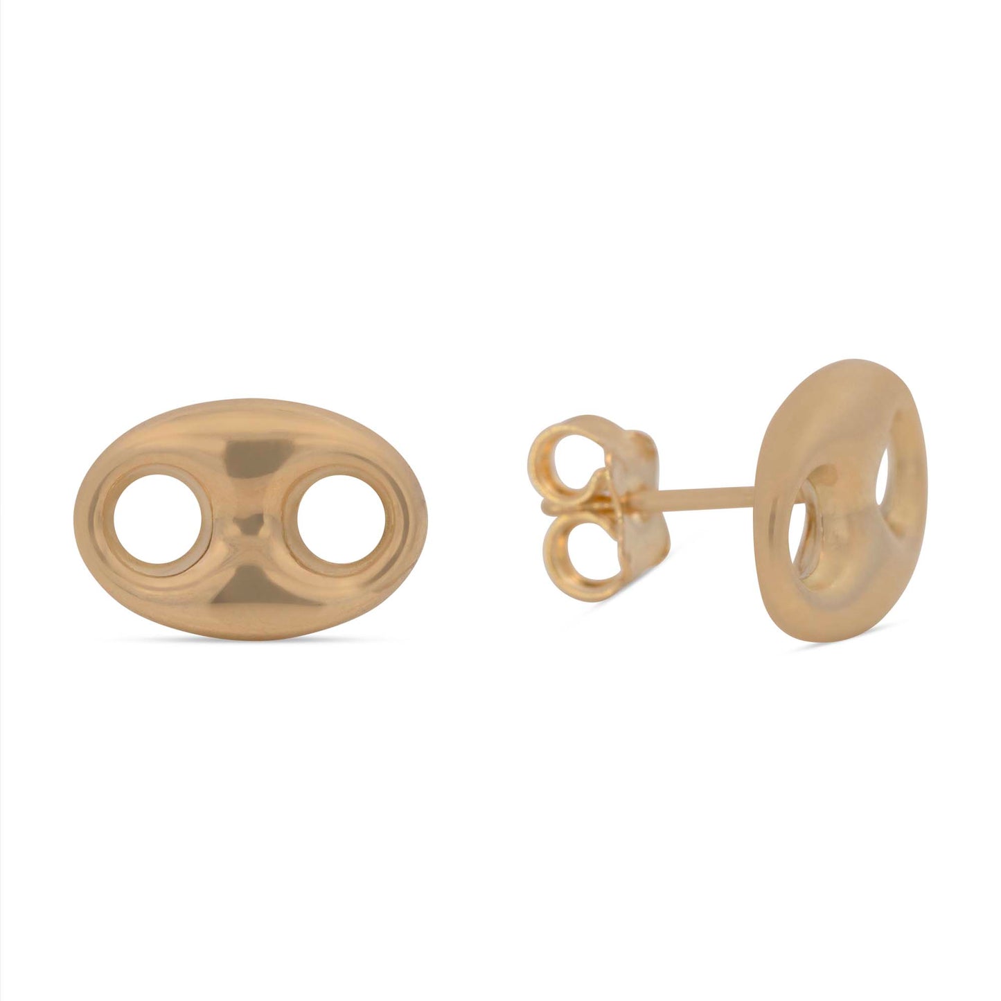 14k Yellow Gold Medium Mariner Earring