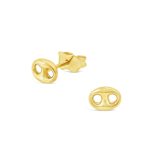 14k Yellow Gold Small Mariner Earring