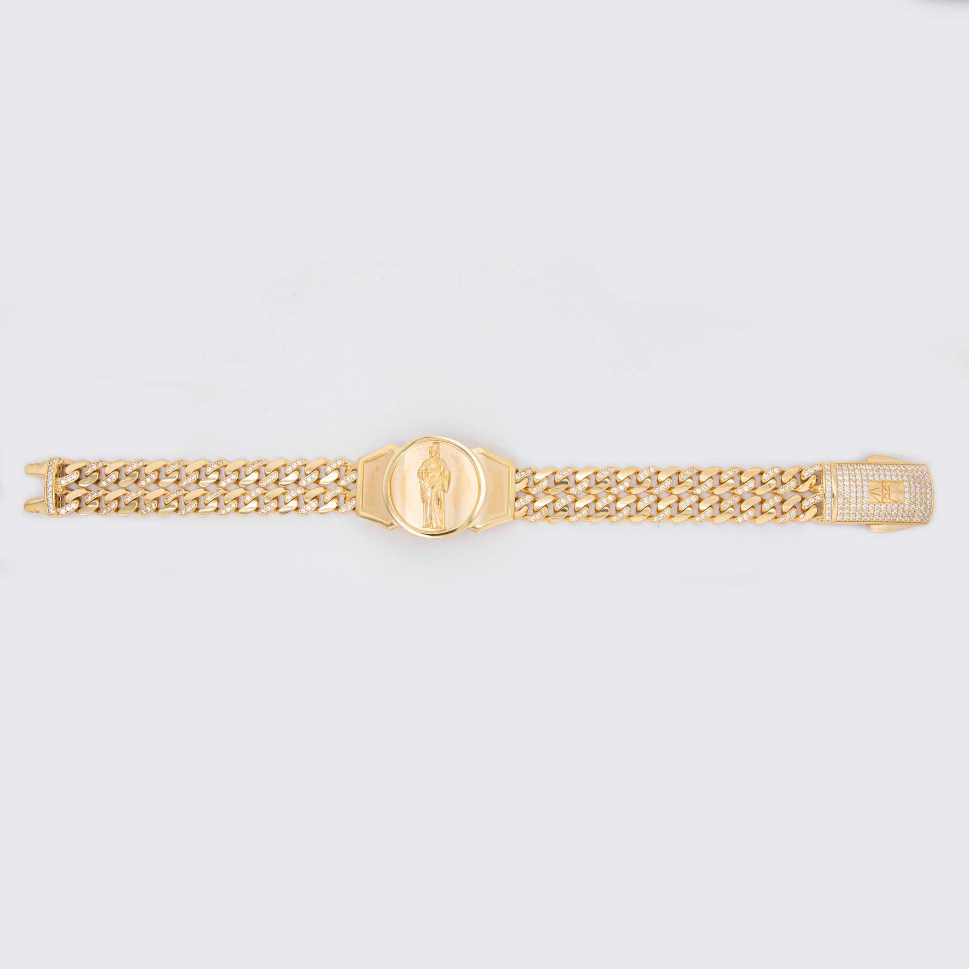 14k Yellow Gold San Benito Monaco Men's Bracelet