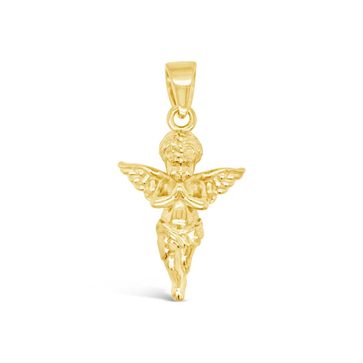 14k Yellow Gold Angel Pendant-1