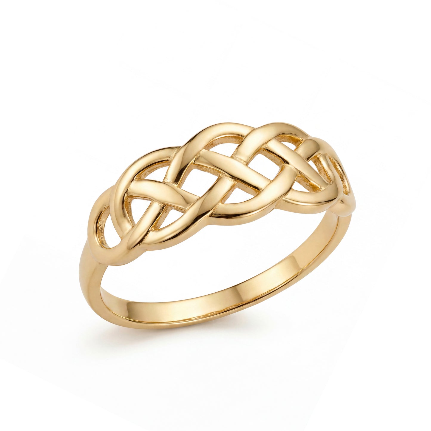 14K Yellow Gold Celtic Knot Ring
