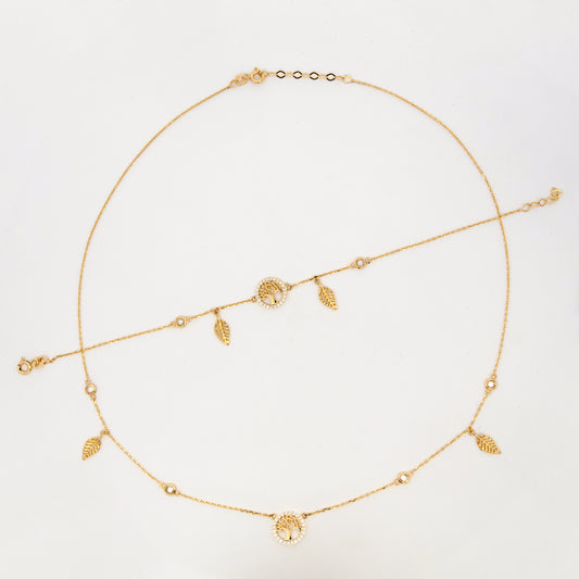 14k Yellow Gold Tree of Life Set