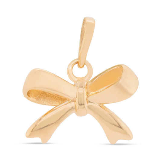 14k Yellow Gold Ribbon Pendant